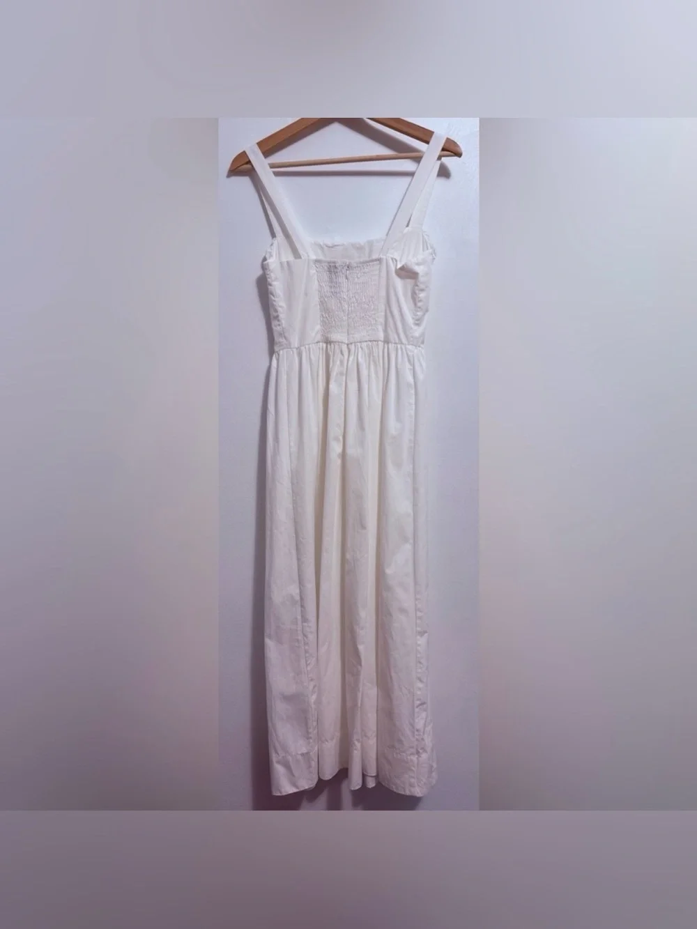 Anthropologie Drop Waist Ruched Midi Dress NWOT - Picture 5 of 6